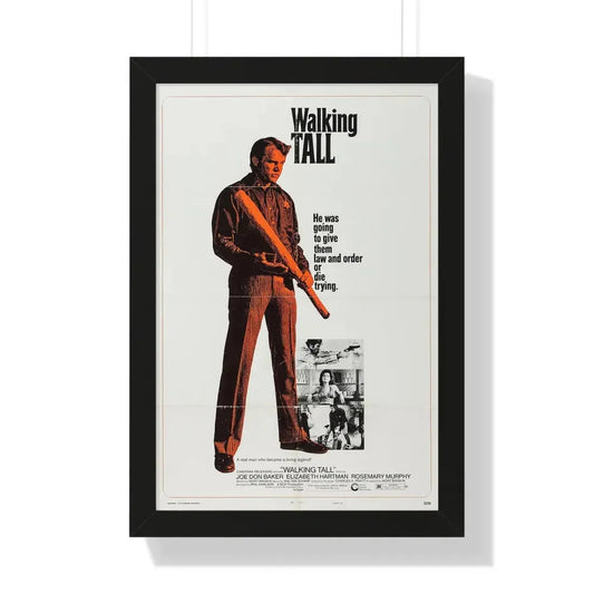 WALKING TALL (3) 1973 - Framed Movie Poster 16″ x 24″ Black - The Sticker Space