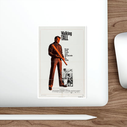 WALKING TALL (3) 1973 Movie Poster STICKER Vinyl Die-Cut Decal-The Sticker Space