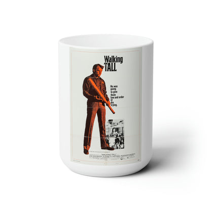 WALKING TALL (3) 1973 Movie Poster - White Coffee Cup 15oz-15oz-The Sticker Space
