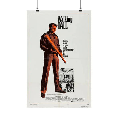 WALKING TALL (3) 1973 - Paper Movie Poster 16″ x 24″ Matte - The Sticker Space