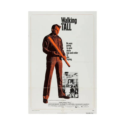 WALKING TALL (3) 1973 - Paper Movie Poster - The Sticker Space
