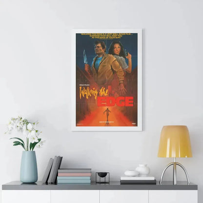 WALKING THE EDGE 1985 - Framed Movie Poster - The Sticker Space