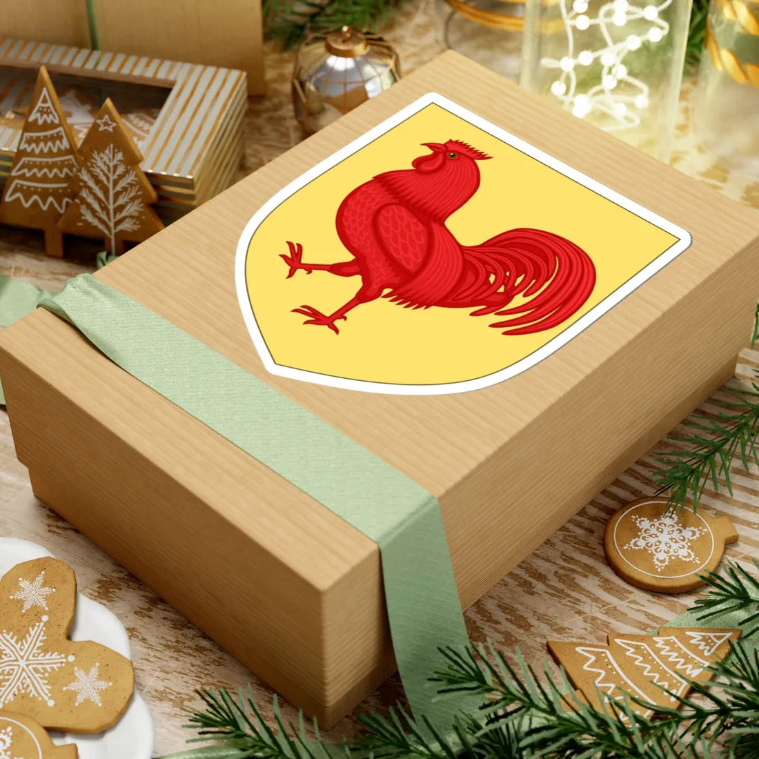 Wallonia coat of arms (Belgium) (Coat of Arms) STICKER Vinyl Kiss-Cut Decal - The Sticker Space