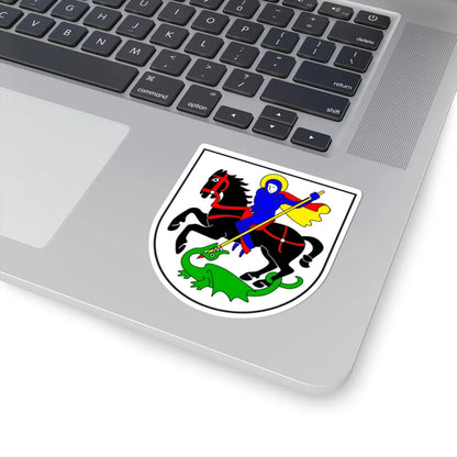 Waltensburg Vuorz wappen (Switzerland) (Coat of Arms) STICKER Vinyl Kiss-Cut Decal - The Sticker Space