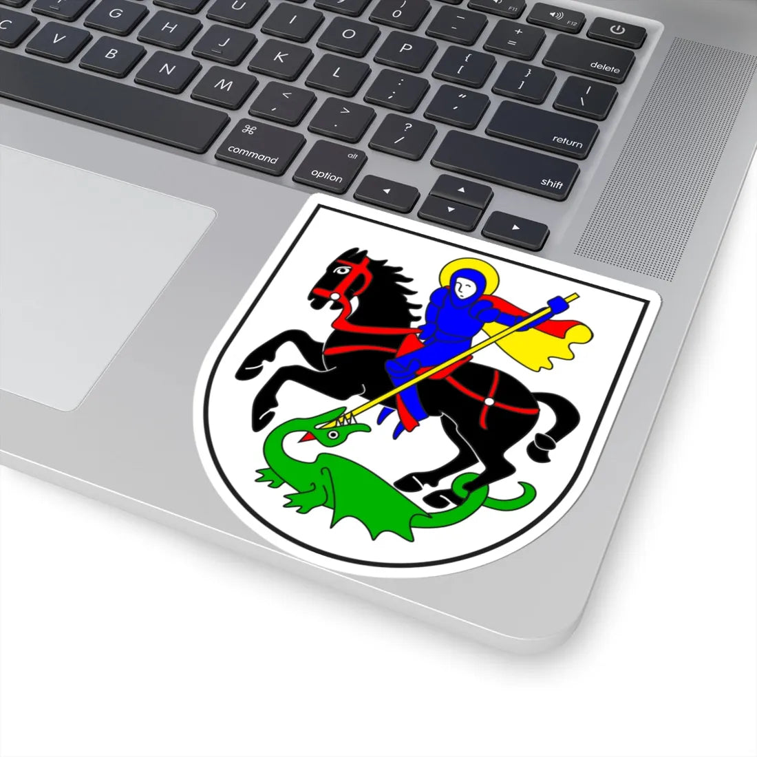 Waltensburg Vuorz wappen (Switzerland) (Coat of Arms) STICKER Vinyl Kiss-Cut Decal - The Sticker Space