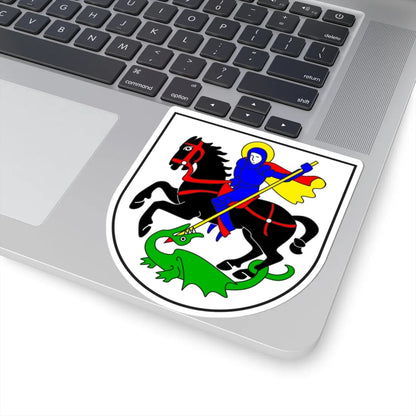 Waltensburg Vuorz wappen (Switzerland) (Coat of Arms) STICKER Vinyl Kiss-Cut Decal - The Sticker Space
