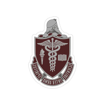 Walter Reed National Military Medical Center (U.S. Army) REVERSE PRINT Transparent Die-Cut STICKER 3 Inch Die-Cut Transparent - The Sticker Space