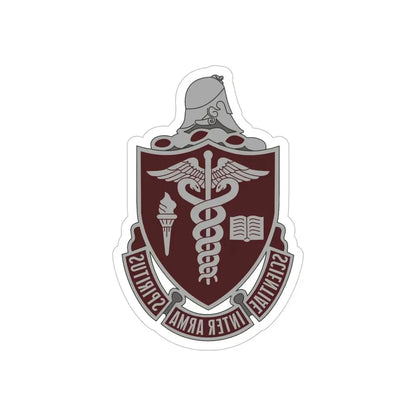 Walter Reed National Military Medical Center (U.S. Army) REVERSE PRINT Transparent Die-Cut STICKER 6 Inch Die-Cut Transparent - The Sticker Space