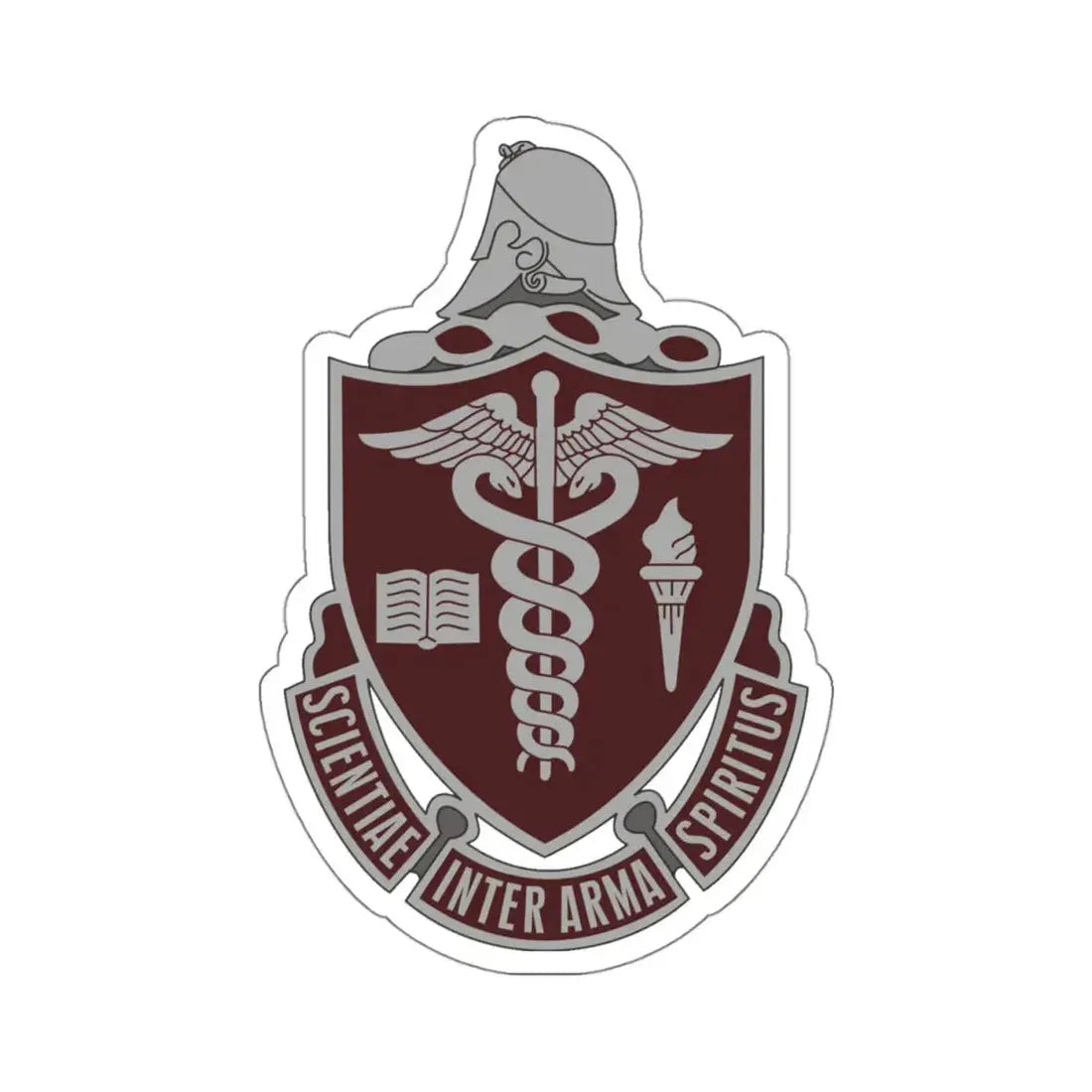 Walter Reed National Military Medical Center (U.S. Army) STICKER Vinyl Kiss-Cut Decal 4 Inch White - The Sticker Space