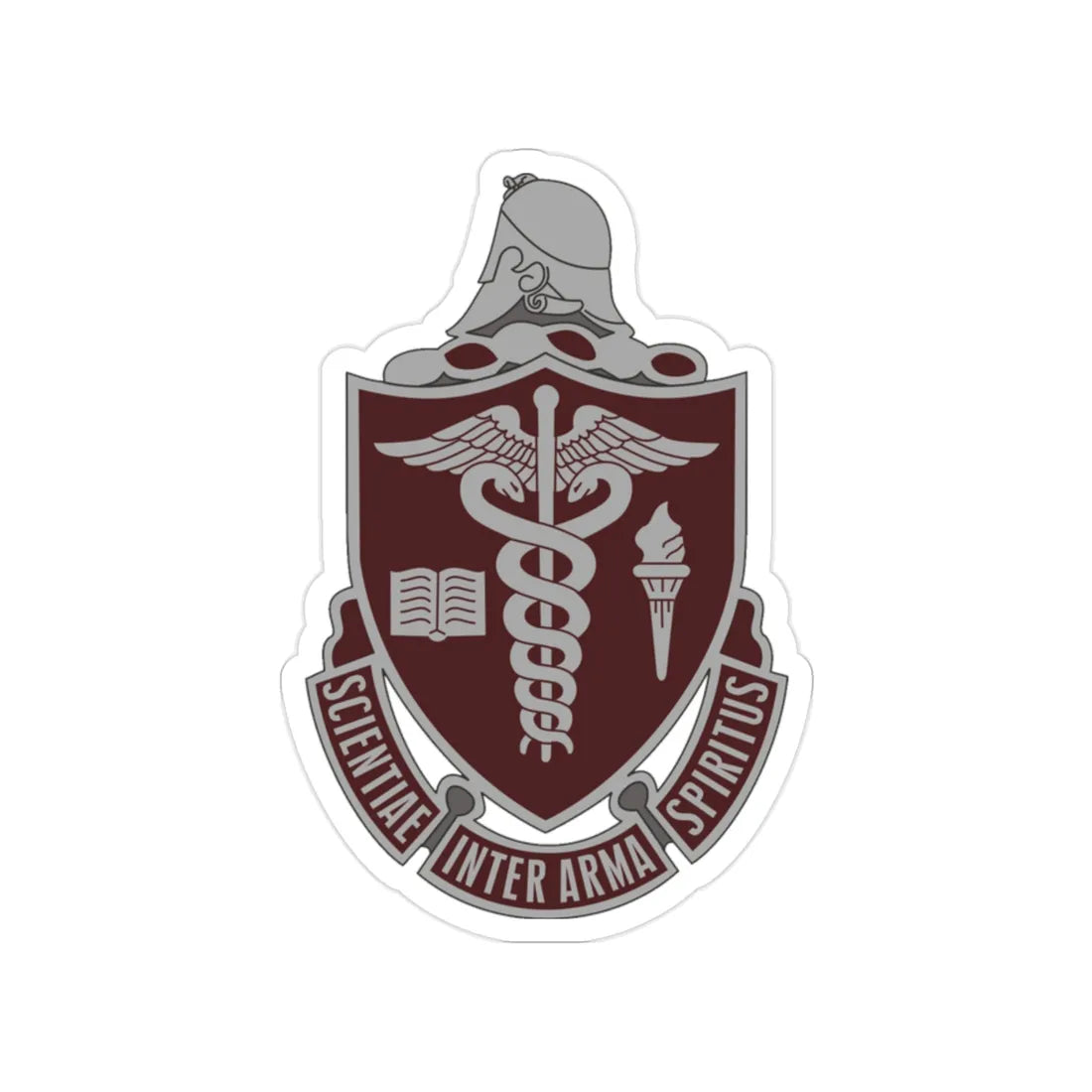 Walter Reed National Military Medical Center (U.S. Army) Transparent STICKER Die-Cut Vinyl Decal 2 Inch - The Sticker Space