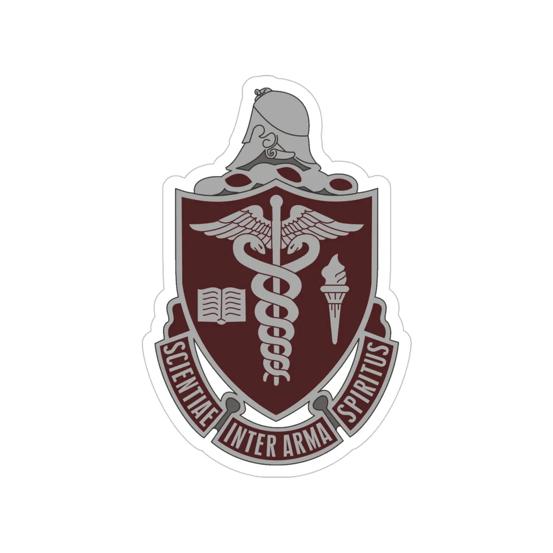 Walter Reed National Military Medical Center (U.S. Army) Transparent STICKER Die-Cut Vinyl Decal 5 Inch - The Sticker Space