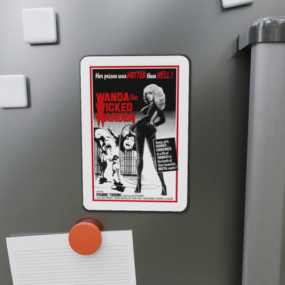 WANDA THE WICKED WARDEN (ILSA THE WICKED WARDEN) 1977 Movie Poster - Refrigerator Magnet-The Sticker Space