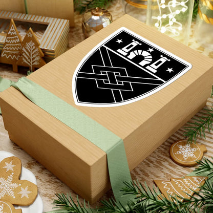 WandJShield bw (United States) (Coat of Arms) STICKER Vinyl Kiss-Cut Decal - The Sticker Space