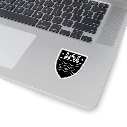 WandJShield bw (United States) (Coat of Arms) STICKER Vinyl Kiss-Cut Decal - The Sticker Space