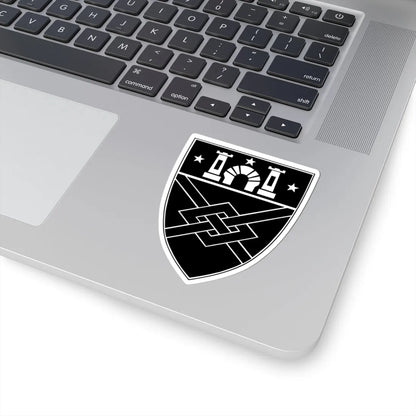 WandJShield bw (United States) (Coat of Arms) STICKER Vinyl Kiss-Cut Decal - The Sticker Space