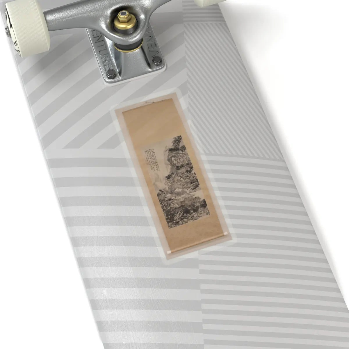 Wang Duo - Lofty Recluse in Autumn Mountains - dated 1651 v2 - STICKER Vinyl Kiss-Cut Decal
