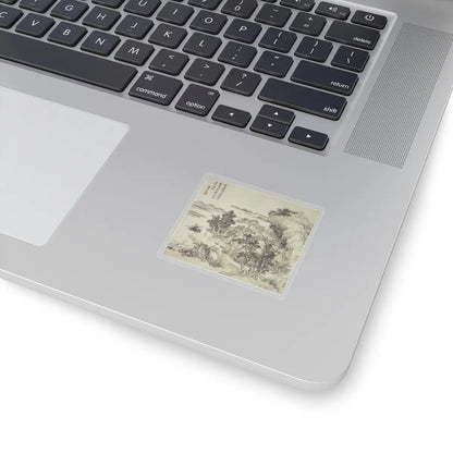 Wang Hui - Landscapes after old masters - dated 1692 v11 - STICKER Vinyl Kiss-Cut Decal