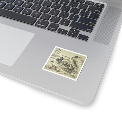 Wang Hui - Landscapes after old masters - dated 1692 v11 - STICKER Vinyl Kiss-Cut Decal