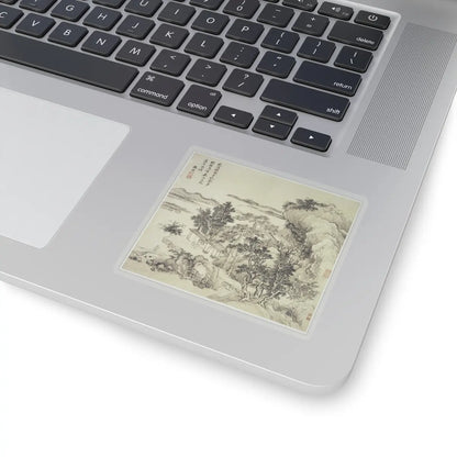 Wang Hui - Landscapes after old masters - dated 1692 v11 - STICKER Vinyl Kiss-Cut Decal