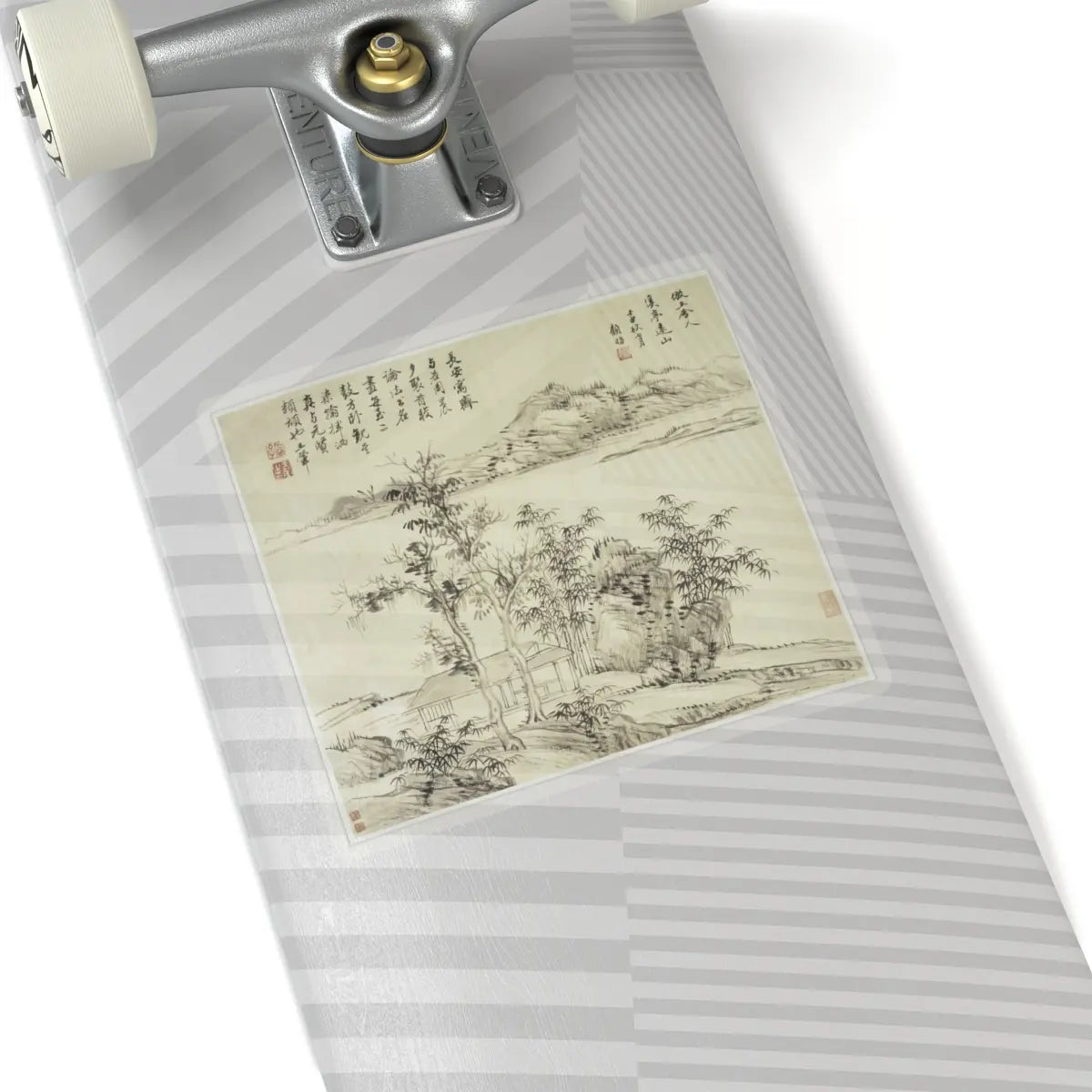 Wang Hui - Landscapes after old masters - dated 1692 v13 - STICKER Vinyl Kiss-Cut Decal