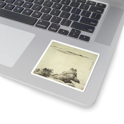Wang Hui - Landscapes after old masters - dated 1692 v3 - STICKER Vinyl Kiss-Cut Decal