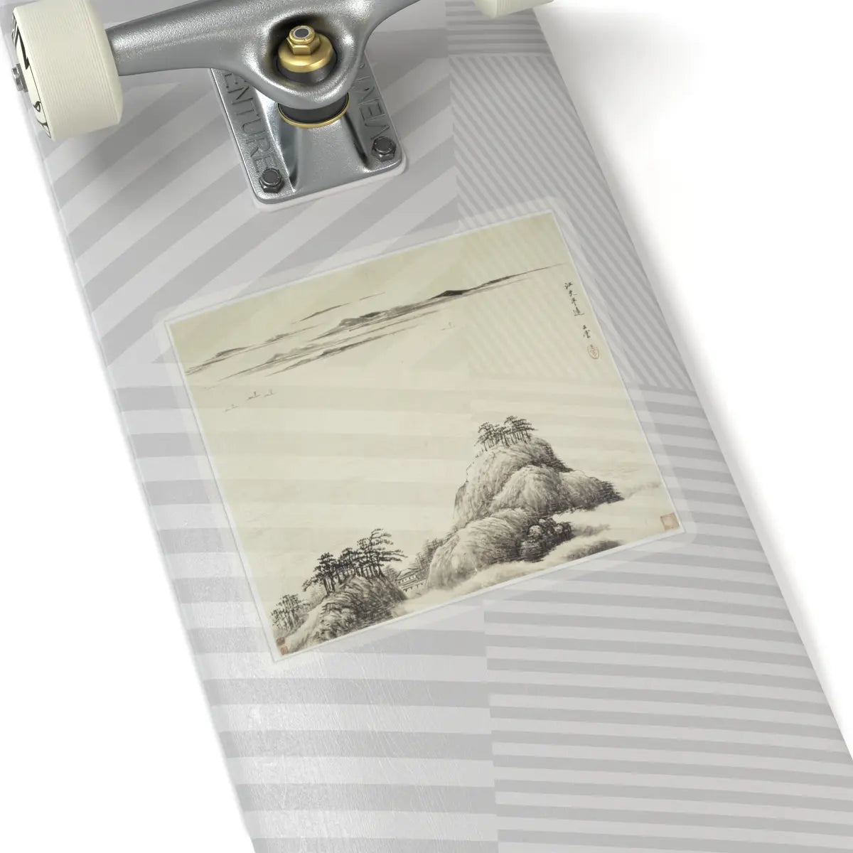 Wang Hui - Landscapes after old masters - dated 1692 v3 - STICKER Vinyl Kiss-Cut Decal