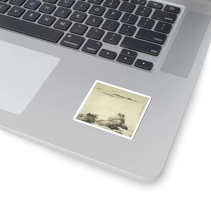 Wang Hui - Landscapes after old masters - dated 1692 v3 - STICKER Vinyl Kiss-Cut Decal