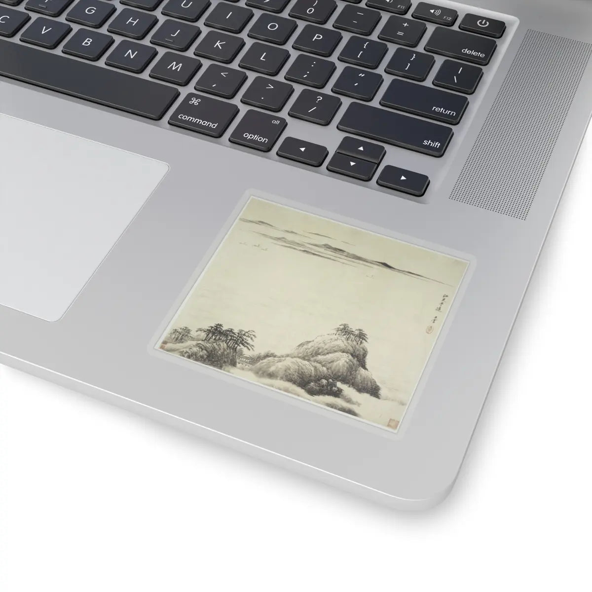 Wang Hui - Landscapes after old masters - dated 1692 v3 - STICKER Vinyl Kiss-Cut Decal