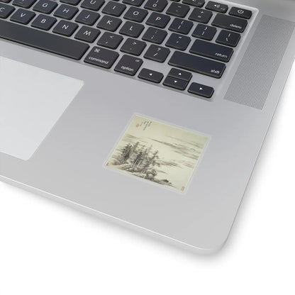 Wang Hui - Landscapes after old masters - dated 1692 v4 - STICKER Vinyl Kiss-Cut Decal