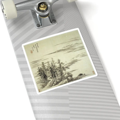 Wang Hui - Landscapes after old masters - dated 1692 v4 - STICKER Vinyl Kiss-Cut Decal