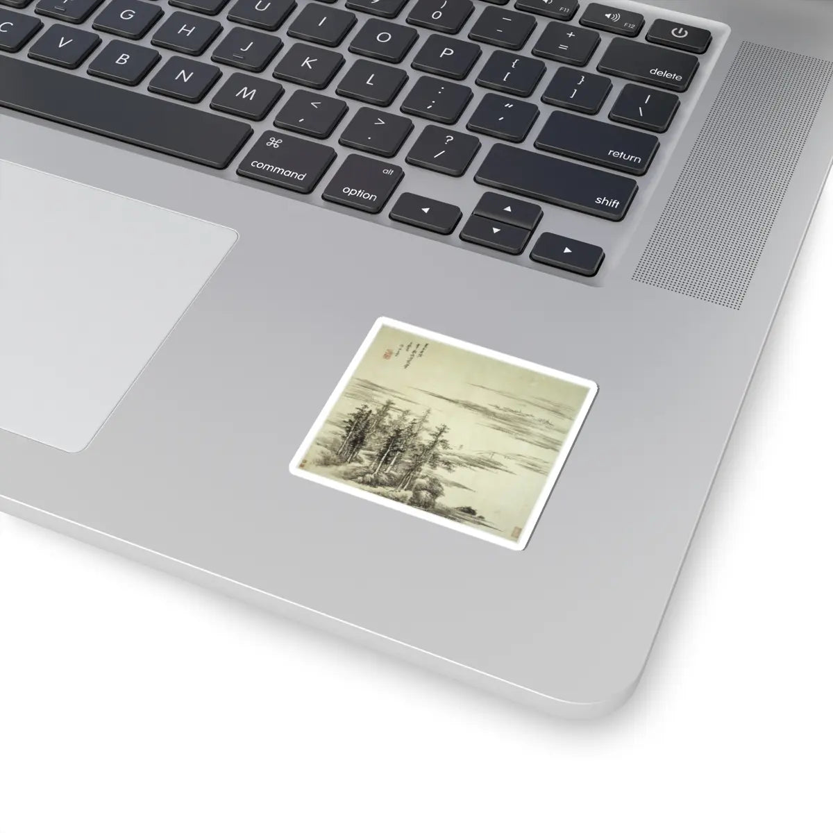 Wang Hui - Landscapes after old masters - dated 1692 v4 - STICKER Vinyl Kiss-Cut Decal