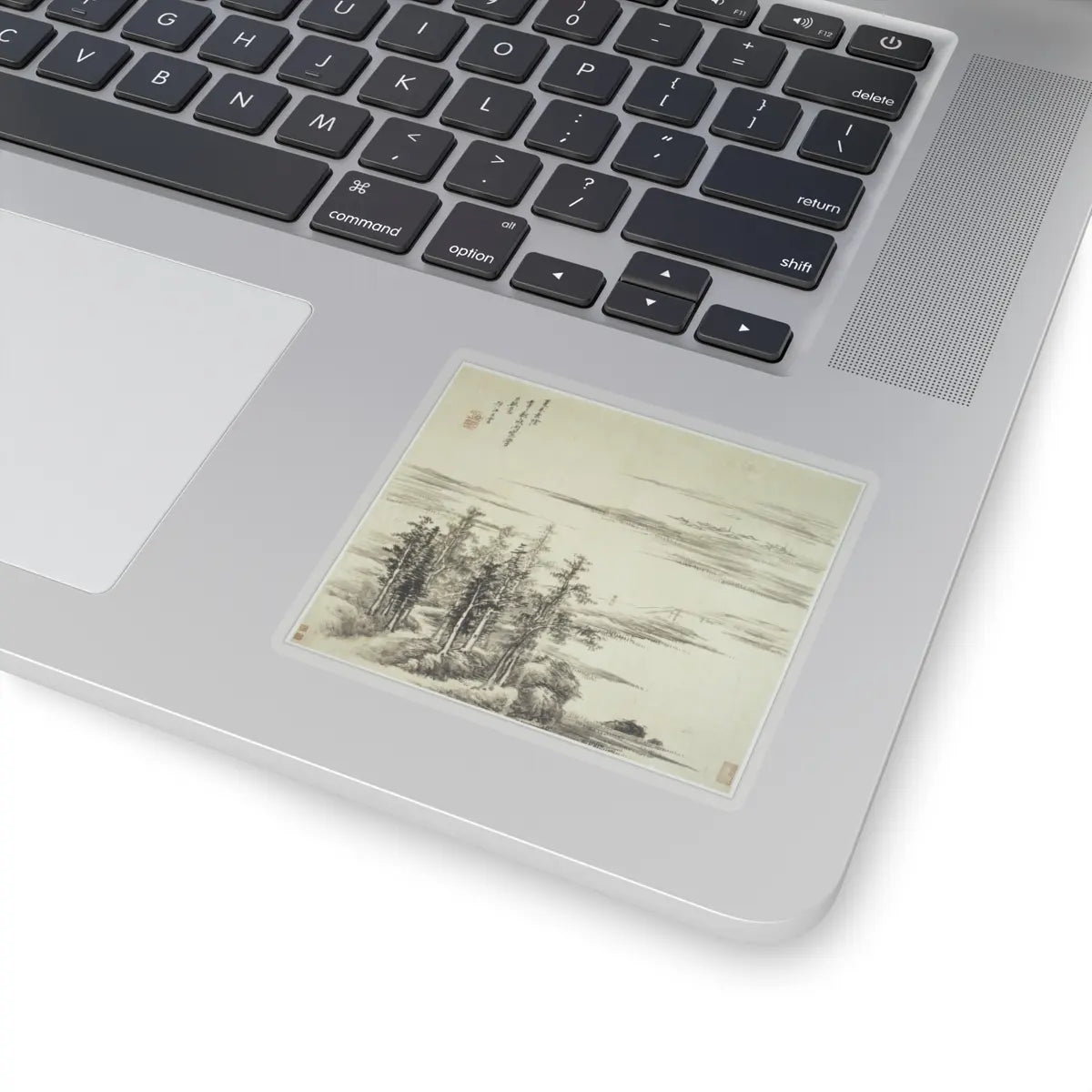 Wang Hui - Landscapes after old masters - dated 1692 v4 - STICKER Vinyl Kiss-Cut Decal
