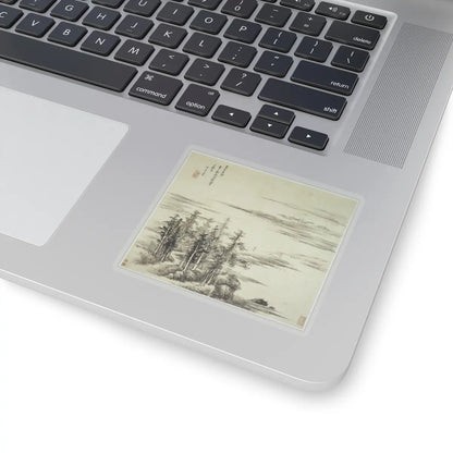 Wang Hui - Landscapes after old masters - dated 1692 v4 - STICKER Vinyl Kiss-Cut Decal