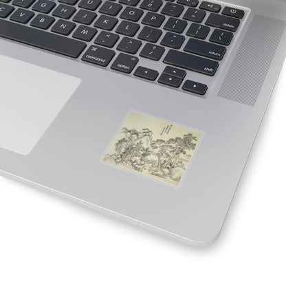 Wang Hui - Landscapes after old masters - dated 1692 v7 - STICKER Vinyl Kiss-Cut Decal