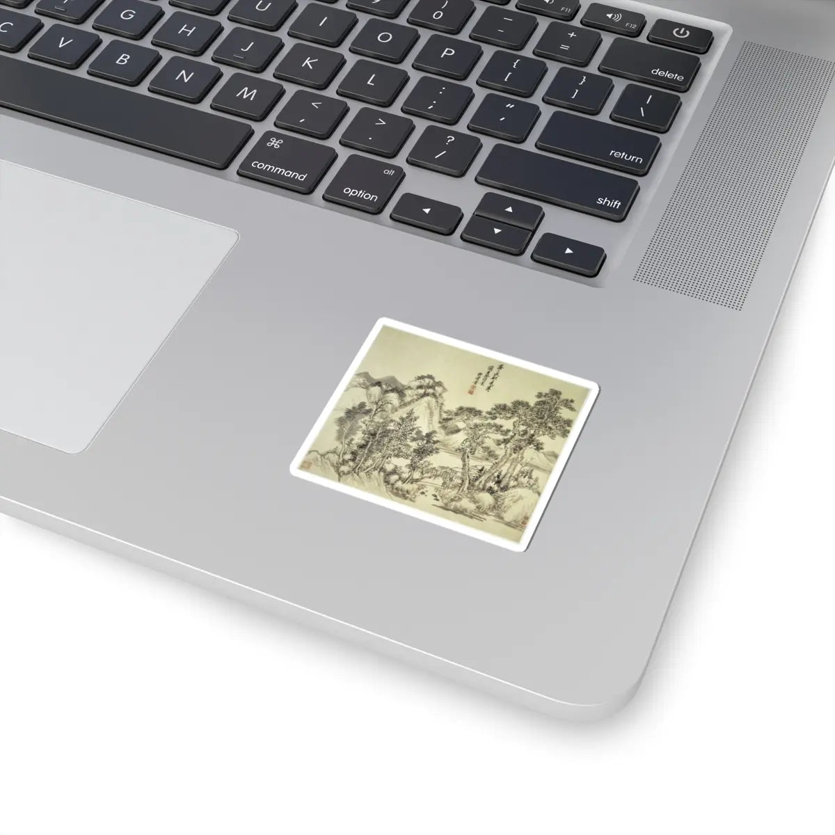 Wang Hui - Landscapes after old masters - dated 1692 v7 - STICKER Vinyl Kiss-Cut Decal