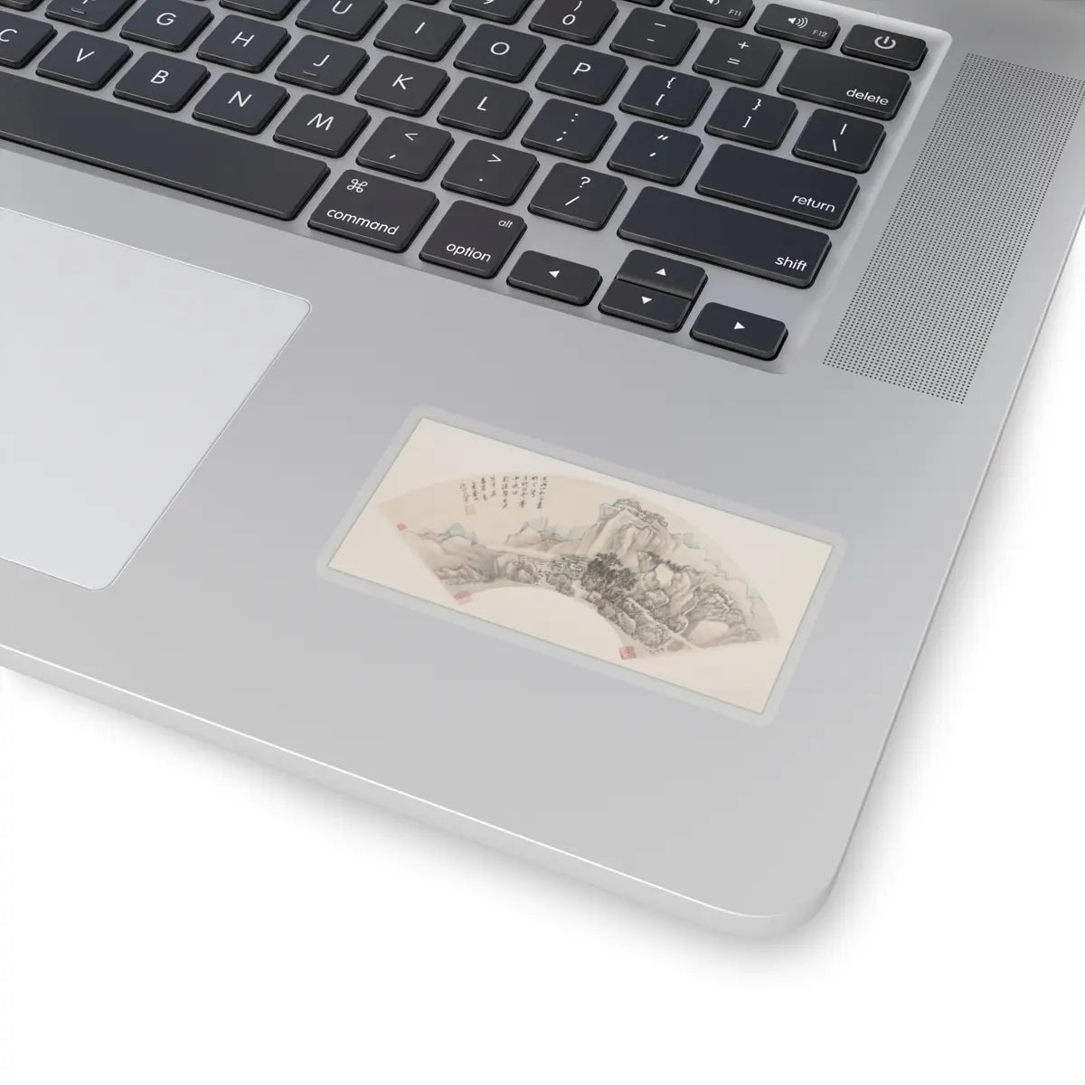 Wang Hui - Mountains after Rain - dated 1695 - STICKER Vinyl Kiss-Cut Decal