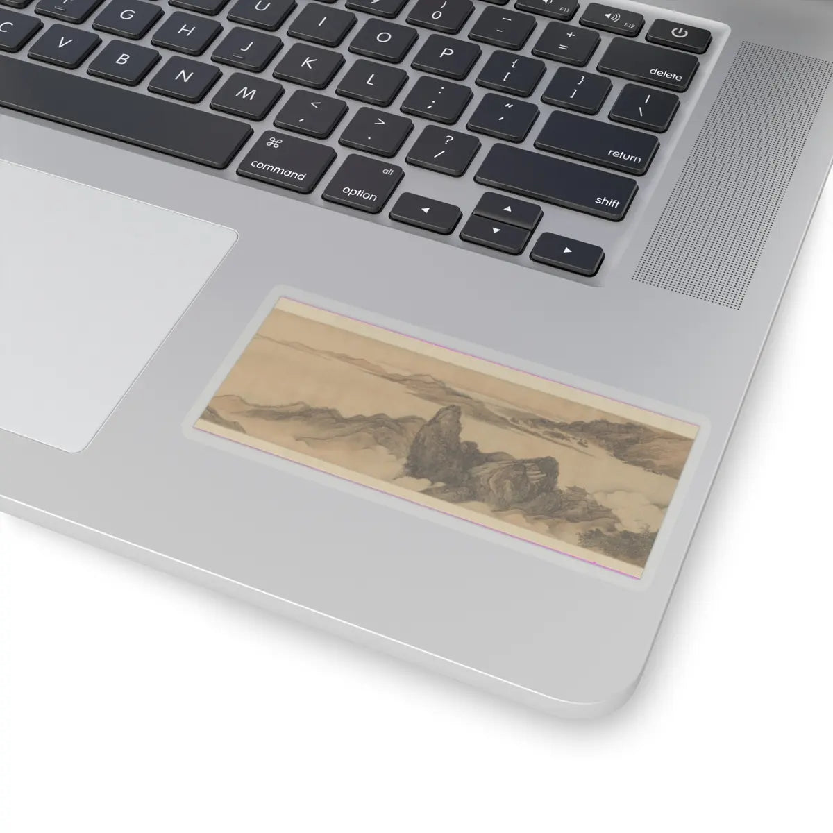 Wang Hui - The Colors of Mount Taihang - dated 1669 v6 - STICKER Vinyl Kiss-Cut Decal