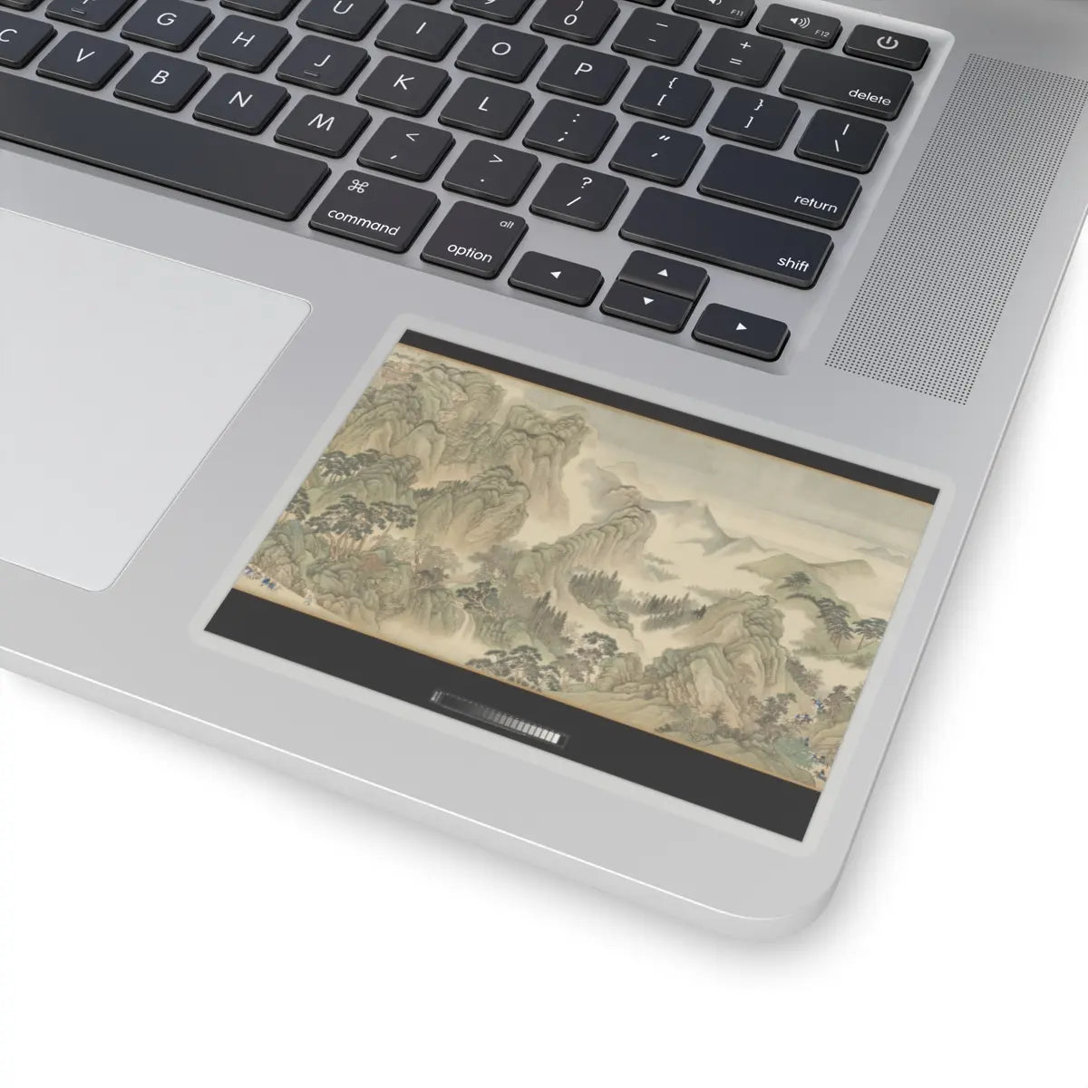 Wang Hui - The Kangxi Emperor's Southern Inspection Tour, Scroll Three- Ji'nan to Mount Tai - datable to 1698 v14 - STICKER Vinyl Kiss-Cut Decal