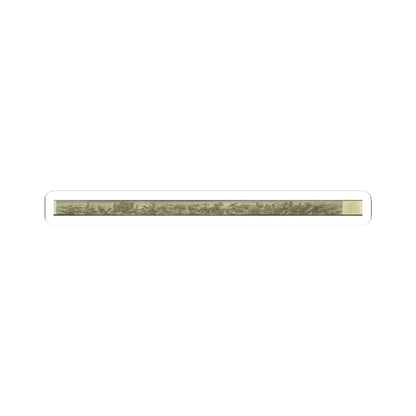Wang Hui - The Kangxi Emperor's Southern Inspection Tour, Scroll Three- Ji'nan to Mount Tai - datable to 1698 v21 - STICKER Vinyl Kiss-Cut Decal