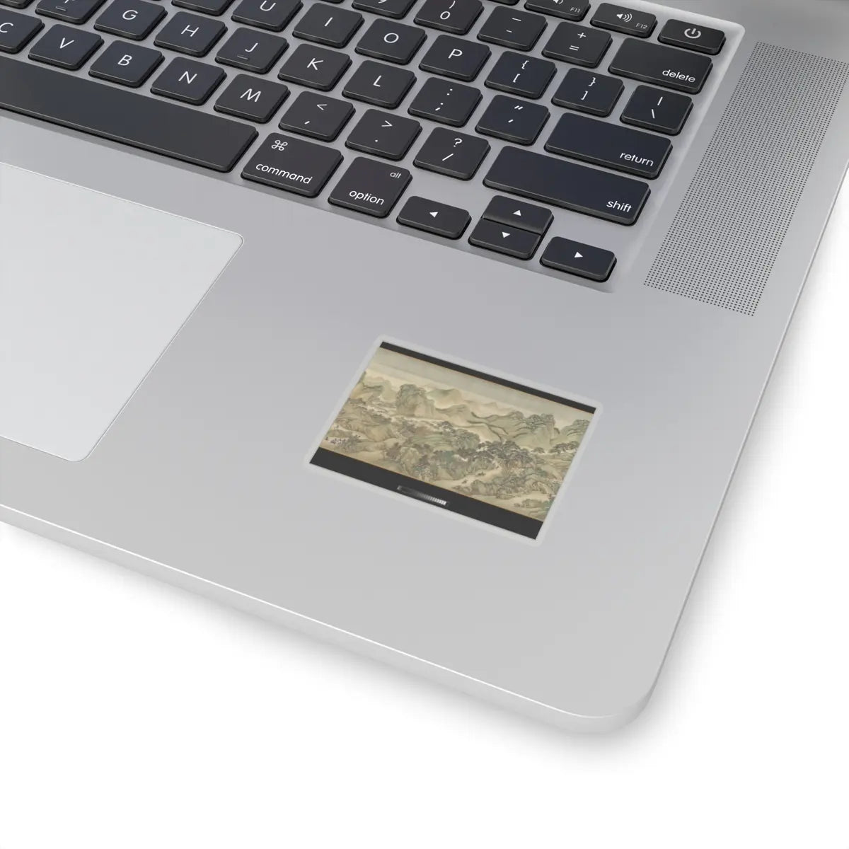 Wang Hui - The Kangxi Emperor's Southern Inspection Tour, Scroll Three- Ji'nan to Mount Tai - datable to 1698 v6 - STICKER Vinyl Kiss-Cut Decal