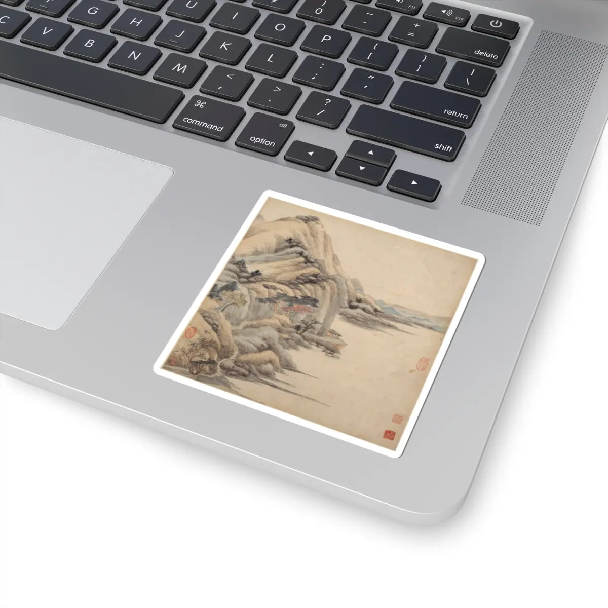 Wang Jian - Landscapes in the styles of ancient masters - 17th century v1 - STICKER Vinyl Kiss-Cut Decal