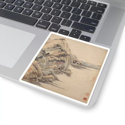 Wang Jian - Landscapes in the styles of ancient masters - 17th century v1 - STICKER Vinyl Kiss-Cut Decal