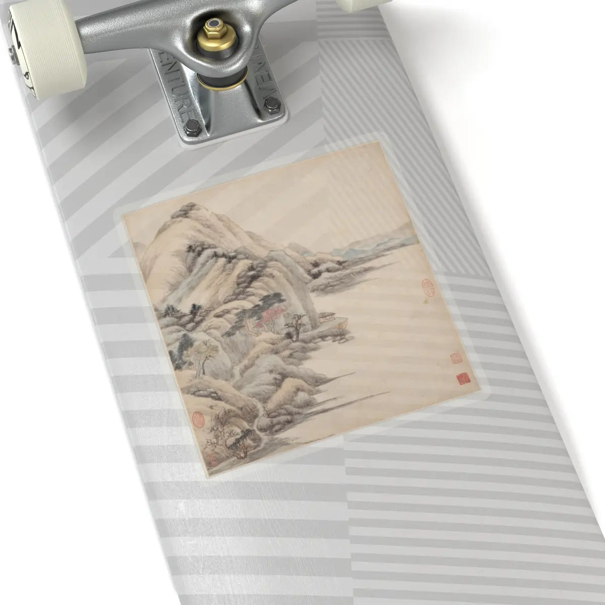 Wang Jian - Landscapes in the styles of ancient masters - 17th century v1 - STICKER Vinyl Kiss-Cut Decal