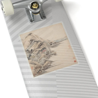 Wang Jian - Landscapes in the styles of ancient masters - 17th century v1 - STICKER Vinyl Kiss-Cut Decal