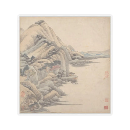 Wang Jian - Landscapes in the styles of ancient masters - 17th century v1 - STICKER Vinyl Kiss-Cut Decal