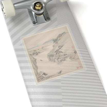 Wang Jian - Landscapes in the styles of ancient masters - 17th century v11 - STICKER Vinyl Kiss-Cut Decal