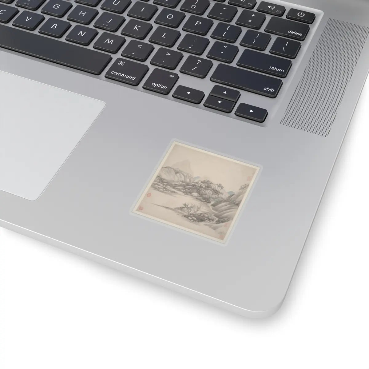 Wang Jian - Landscapes in the styles of ancient masters - 17th century v12 - STICKER Vinyl Kiss-Cut Decal