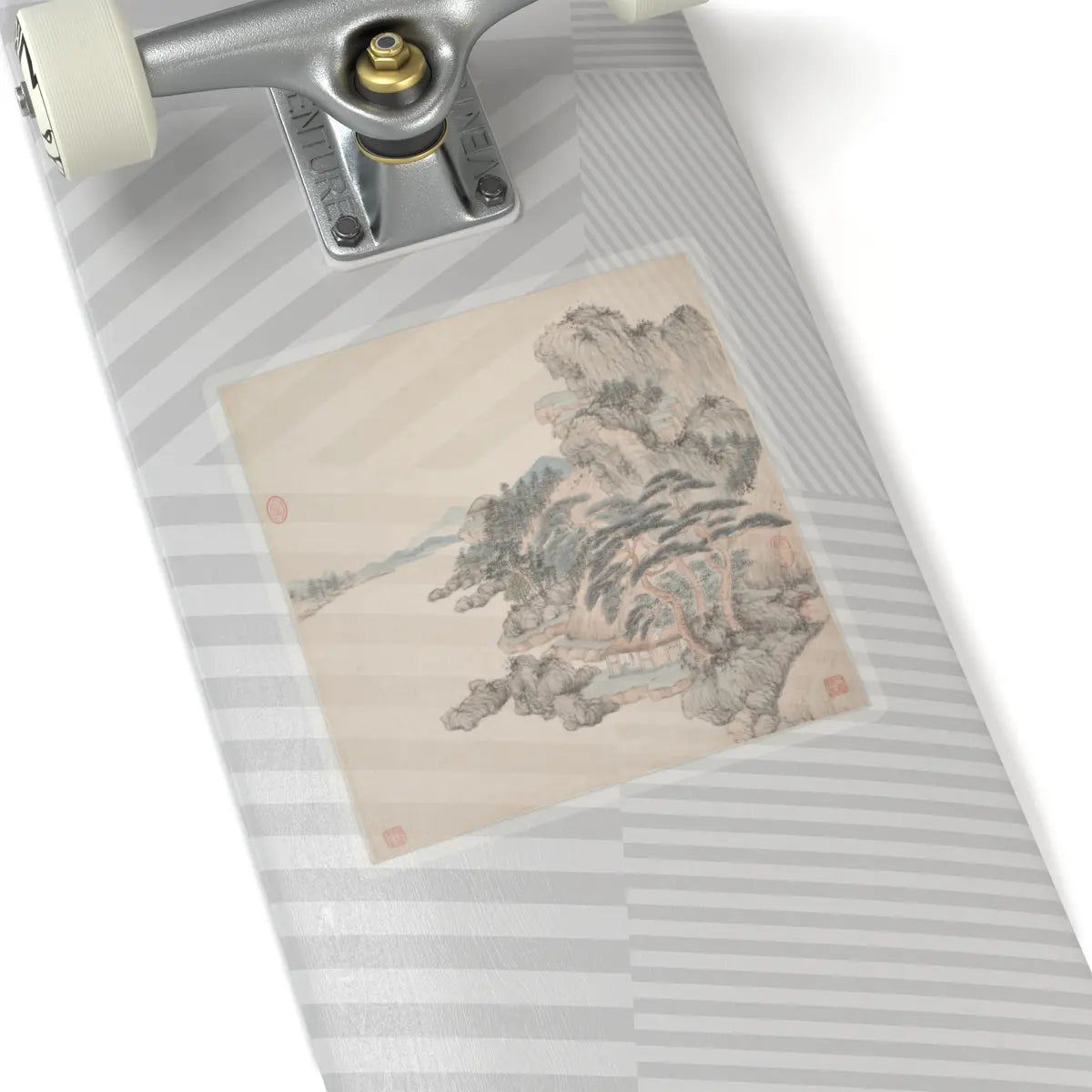 Wang Jian - Landscapes in the styles of ancient masters - 17th century v14 - STICKER Vinyl Kiss-Cut Decal