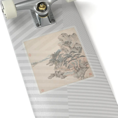 Wang Jian - Landscapes in the styles of ancient masters - 17th century v14 - STICKER Vinyl Kiss-Cut Decal