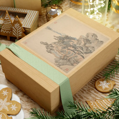 Wang Jian - Landscapes in the styles of ancient masters - 17th century v14 - STICKER Vinyl Kiss-Cut Decal